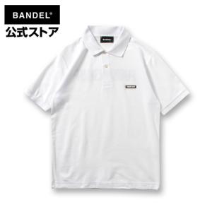 バンデル BANDEL ゴルフ ポロシャツ QUIET GOLF POLO White×Black ゴルフウェア 半袖 メンズ レディース｜bandel-official