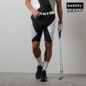 バンデル ゴルフパンツ ASYMMETRY SWITCH HALF PANTS メンズ ハーフパンツ スポーツ 半ズボン｜bandel-official