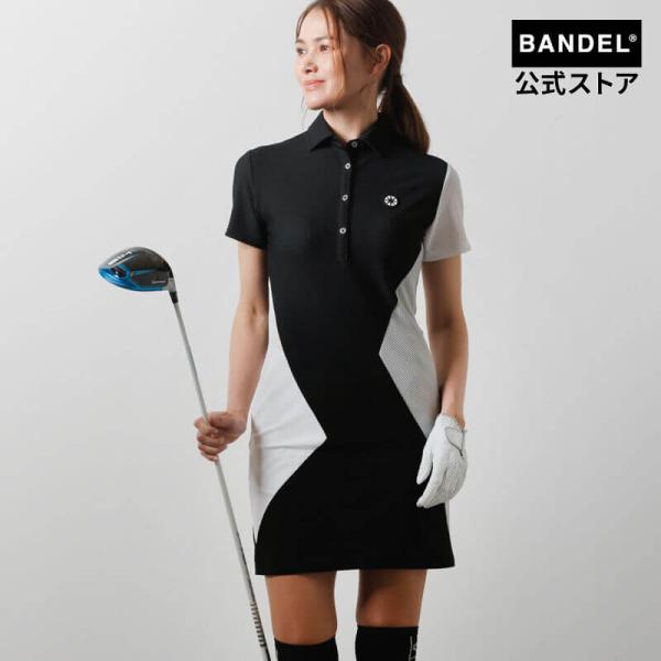 バンデル BANDEL ゴルフ ワンピース レディース ASYMMETRY SWITCH POLO ...