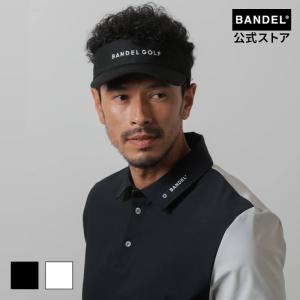バンデル ゴルフ BASIC SUN VISOR サンバイザー メンズ ロゴ スポーツ シンプル｜bandel-official