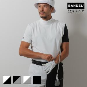 バンデル ゴルフウェア BASIC COMBINATION S/S MOCK NECK SHIRTS メンズ ポロシャツ スポーツ 半袖｜bandel-official