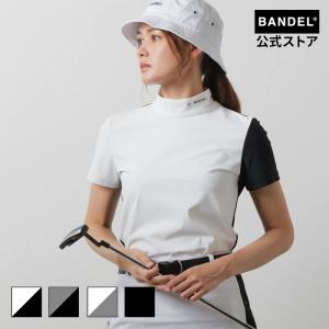 バンデル BANDEL ゴルフウェアレディース モックシャツ WOMENS BASIC COMBINATION S/S MOCK NECK SHIRTS 女性 ゴルフ 半袖｜bandel-official