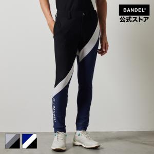 バンデル STRIPES SWITCH LONG PANTS BANDEL　 ゴルフウェア ロングパンツ セットアップ ストレッチ  ブラック メンズ バンデルゴルフ｜bandel-official