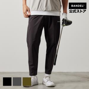 バンデル VENTILATION WOVEN LONG PANTS BANDEL　 ゴルフウェア ロングパンツ セットアップ ストレッチ  ブラック メンズ バンデルゴルフ