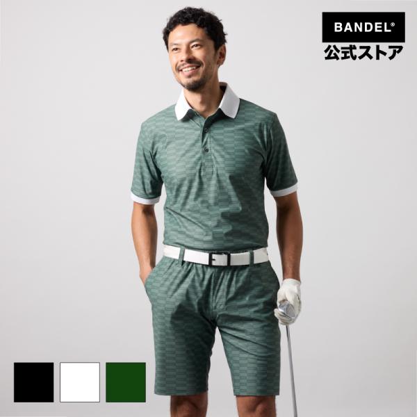バンデル CHECKER S/S POLO SHIRTS ポロシャツ ゴルフ メンズ スポーツ ゴル...