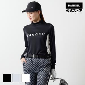 BANDEL レディース 長袖モックネックシャツ ブラック BANDEL レディース 長袖モックネックシャツ ブラック BANDEL