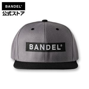 バンデル BANDEL キャップ Cap BOX LOGO Grey×Black キャップ  メンズ レディース ファッション ストリートファッション スポーツ ボックスロゴ｜bandel-official