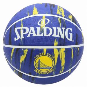 バスケットボール SPALDING ラバーボール ウォリアーズ マーブル 1号