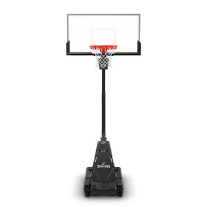 SPALDING バスケットゴール 54インチ モーメンタス EZ アッセンブリー アクリルポータブル クリアビュー