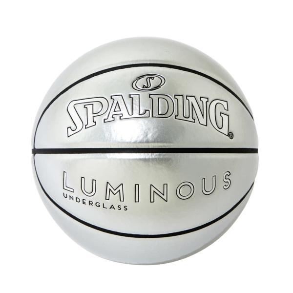 バスケットボール SPALDING ルミナス アンダーグラス シルバー 7号 エナメル