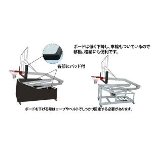 フルサイズバックボード採用の本格的バスケットゴ...の詳細画像3