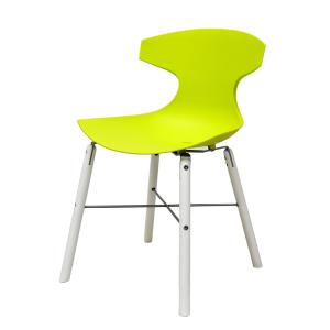 デザイナーズ チェア イタリア製 Echo グリーン色 特徴的で オシャレな 椅子 座面高45cm｜banjo