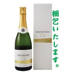 日本酒 水芭蕉 発泡性清酒ピュア MIZUBASHO PURE 専用化粧箱入り