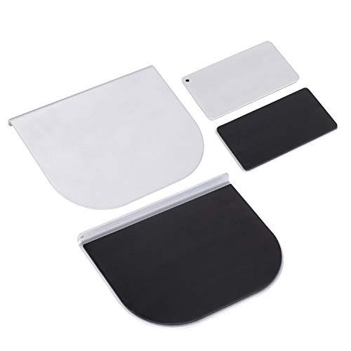 ZepSon モニターアーム補強プレート 取付部硬さ強化対策 デスク保護 傷防止 滑り止めシート付き