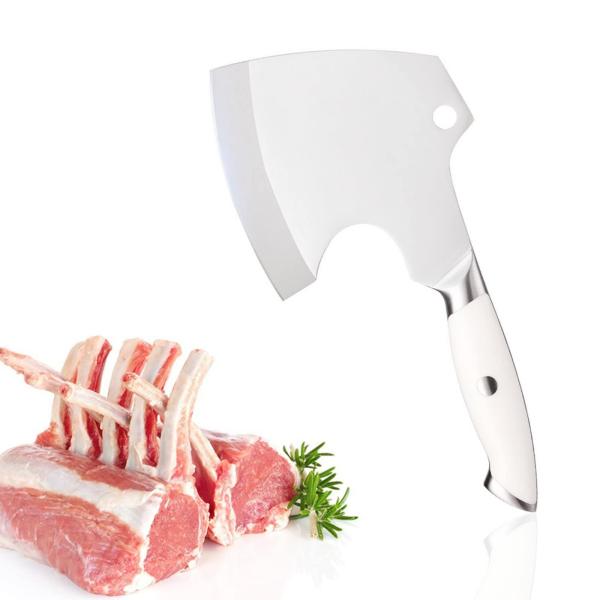 Irai Utaki 骨切り包丁 刃渡り123mm 肉切り包丁 高炭素鋼 斧形 包丁 骨付き肉 ぶつ...