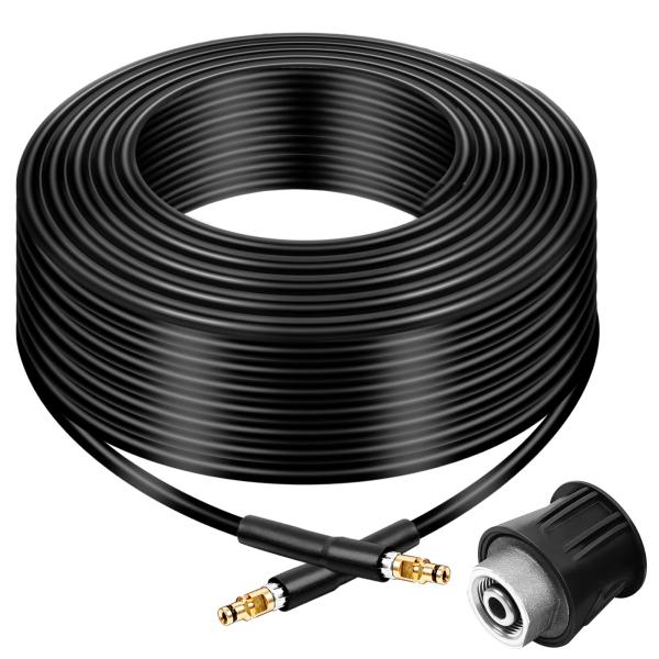 15Mケルヒャーホース ケルヒャー柔らかいホース 高圧洗浄機ホース ケルヒャー延長ホース クイックタ...