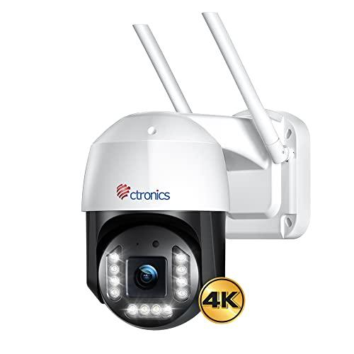 【 4K・5GWi-Fi対応】Ctronics 防犯カメラ 屋外 800万画素 車両/ペット認識 自...