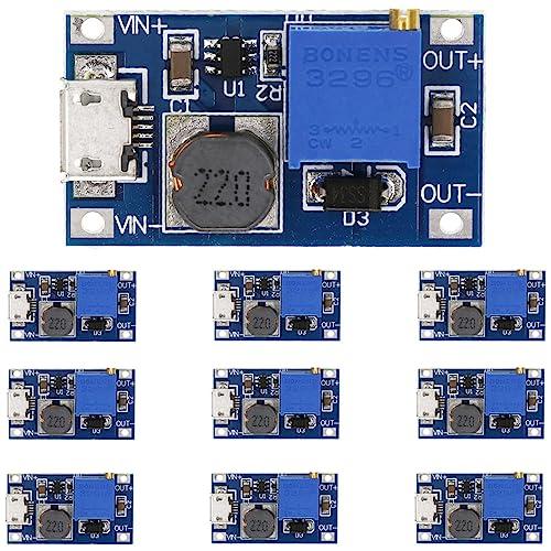 MT3608 降圧コンバータ ブーストステップアップ 昇圧型 高効率ステップダウン回路基板 10個セ...