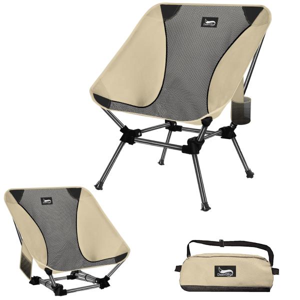 DesertFox アウトドア チェア 2WAY グランドローチェア ひんやり生地 夏用 キャンプ ...
