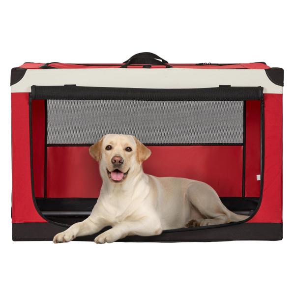 Petsfit ソフトクレート ペットケージ 犬用クレート 中型ペット 折り畳み ペットハウス 猫犬...