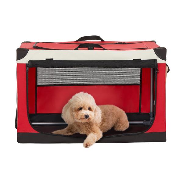 Petsfit ソフトクレート ペットケージ 犬用クレート 中型ペット 折り畳み ペットハウス 猫犬...