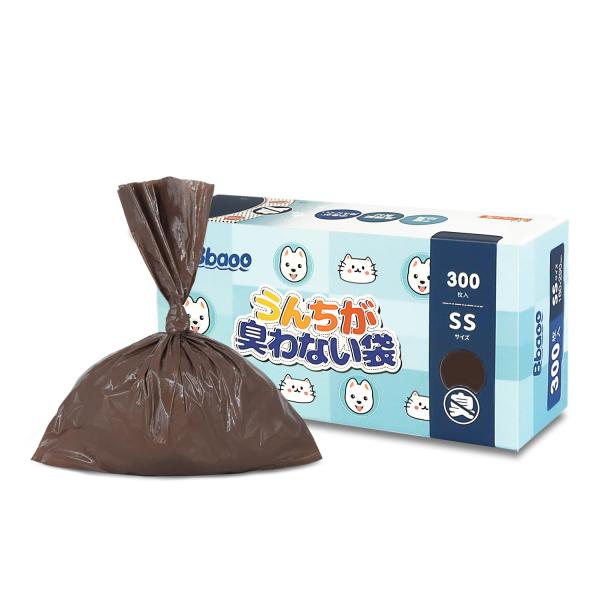 Bbaoo うんちがにおわない袋 SSサイズ 300枚 18x29cm うんち袋 うんちが臭わない袋...