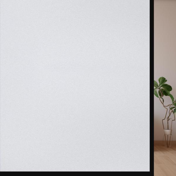 QOJOPU 窓用ガラスフィルム すりガラス調 水貼り可能 剥がし簡単 遮熱断熱 結露防止 UVカッ...