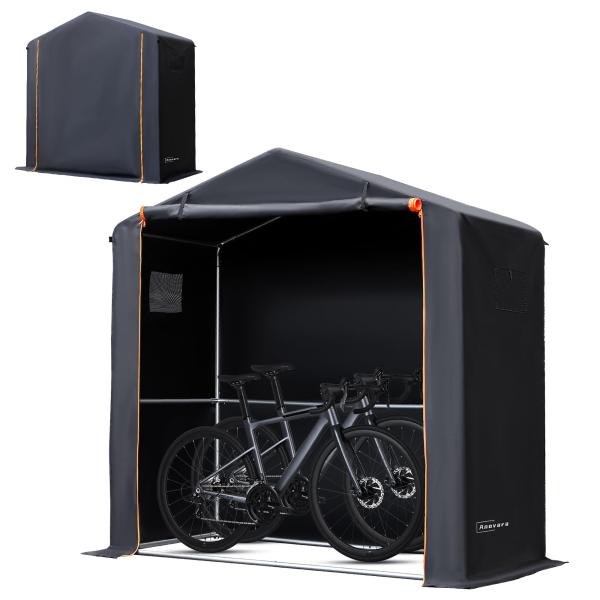 Anovara(アノヴァラ) サイクルハウス バイクガレージ サイクルポート 1台用?2台用 自転車...