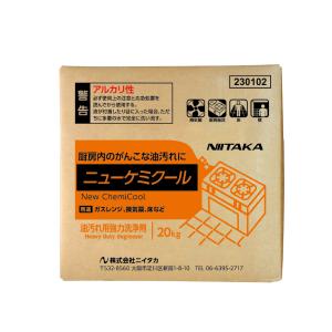 まとめ買い ニューケミクール E-1 ニイタカ 20kg 10箱 業務用 油汚れ洗浄剤 230102 お掃除 メーカー直送 代引不可 日時指定不可｜banner-one