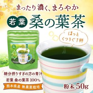 若葉 桑の葉茶 青汁 パウダー 50g 国産 ...の詳細画像1