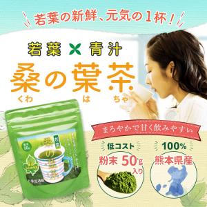 若葉 桑の葉茶 青汁 パウダー 50g 国産 ...の詳細画像2