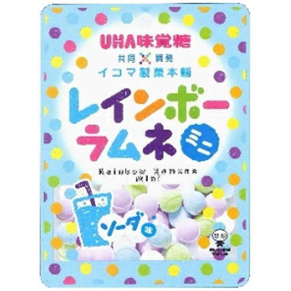 ネコポス送料無料UHA味覚糖 レインボーラムネミニ ソーダ 30g　2 袋　ペイペイ消化