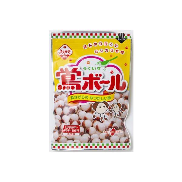 ネコポス無料 植垣米菓 94ｇ 鴬ボール  かりんとう風あられ もち米原料 あまから