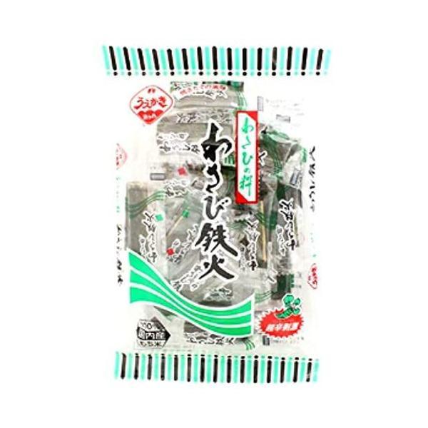 ネコポス無料 植垣米菓　わさび鉄火　40g