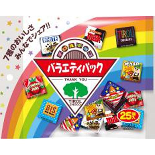 ネコポス送料無料　正規袋 チロルチョコ バラエティパック 25粒セット チョコレート 駄菓子 チョコ...