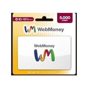 コード専用   WebMoney ウェブマネー カード　5000ポイント（5000円分）ポイント消化に