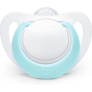 NUK ヌーク おしゃぶりジーニアス(消毒ケース付き) 18-24カ月用/水色