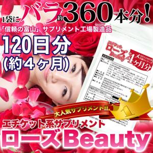 送料無料 サプリ サプリメント ローズサプリ 大容量 約4ヶ月　※賞味期限：2024年3月品 得トクセール ポイント消化 お試し ギフト 通販