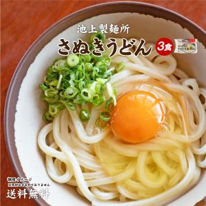 うどん 讃岐うどん 池上製麺所特製 釜玉うどん 3食 送料無料 得トクセール ポイント消化 お試し ゆうメール ポイント消化 うどん 讃岐うどん 食品 ご当地グルメ｜banya