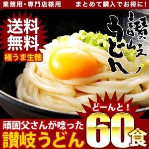 どんまい うどん 讃岐うどん お徳用 60食 送料無料 (北海道・沖縄・離島+1500円) 得トクセール ポイント消化 業務用 お取り寄せ お歳暮  ギフト 御歳暮