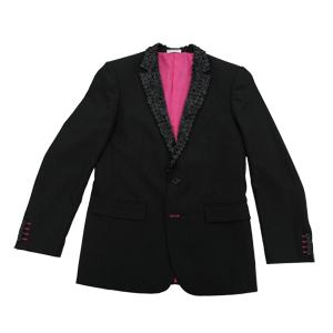 【メンズ】 Black Widow 衿ボタンジャケット