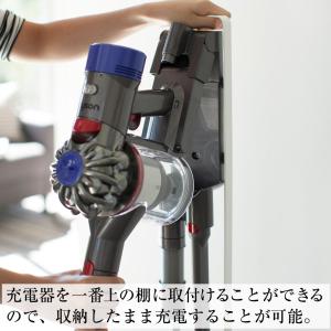 コードレスクリーナースタンド プレート ホワイ...の詳細画像1