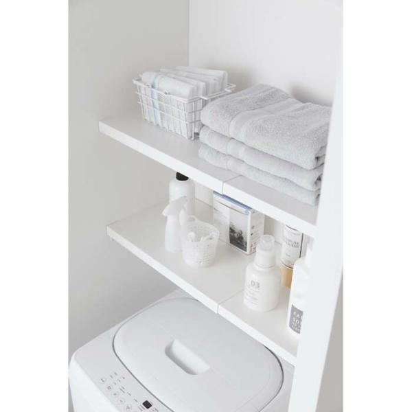 伸縮 つっぱり棒用棚板 プレート Ｌ plate 山崎実業 幅46〜90cm ラック おしゃれ 収納...