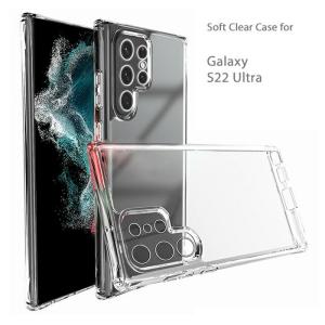 Galaxy S22 sc51c scg13 クリア ケース GalaxyS22 Ultra sc52c scg14 透明 ストラップホール付き TPU ソフト カバー 耐衝撃｜baobaoshop