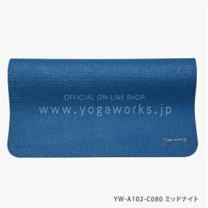 ヨガマット6mm Yogaworks ヨガワークス YW-A102-C080 ミッドナイト