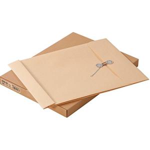 キングコーポレーション 封筒 保存用 角形0号 ハトメ付 10枚 クラフト K0KHH120