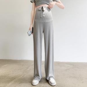 マタニティパンツ ワイドパンツ プリーツパンツ...の詳細画像3