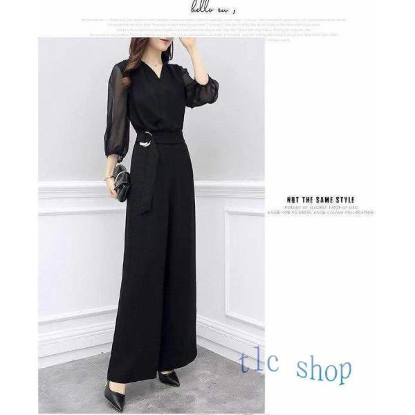 【大特価】結婚式 ドレス 結婚式 パンツドレス 服装 パーティードレス 20代 30代 袖あり 40...