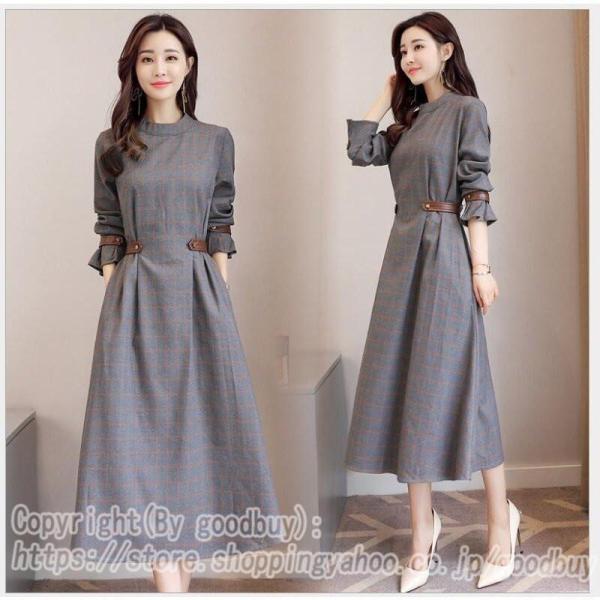 【大特価】パーティードレス結婚式マキシ丈ワンピース長袖お呼ばれ二次会披露宴フォーマル50代40代30...