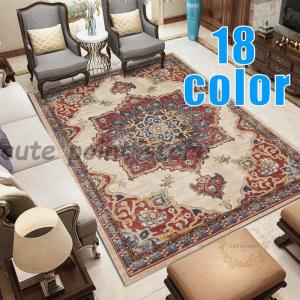 ラグ ネイティブ柄 マイクロファイバー アジアン雑貨 カーペット エスニック 西海岸 かわいい カフェ風 キャンプ 夏用 冬用　洗える 北欧